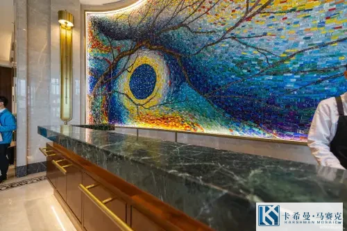 Glass Mosaic for Hotels, Restaurants and Retail Spaces